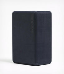 Manduka Recycled Foam Yoga Block (Midnight - Size: 4”x6”x9”)