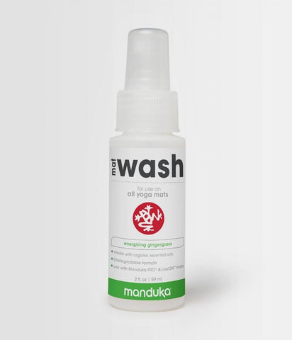 Manduka Matwash Travel Spray – For All Mats 2oz (56ml - Gingergrass)